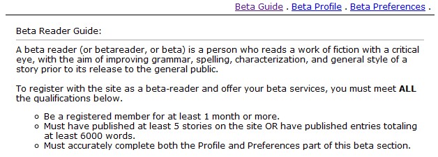 Beta Guide